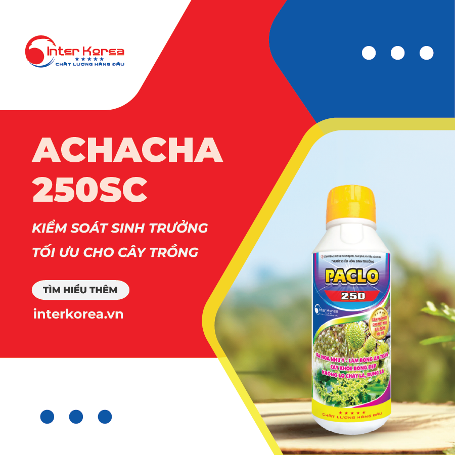 ACHACHA 250SC - Kiểm Soát Sinh Trưởng Tối Ưu Cho Cây Trồng